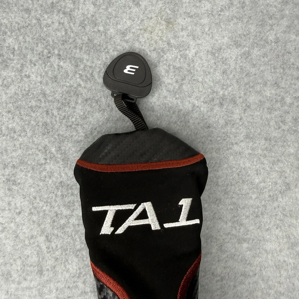 Tommy Armour Ta1 Driver Head Cover 3 Black Red Embroidered
